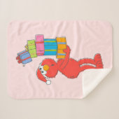Sesamstraße | Vintage Elmo und Presents Sherpadecke (Vorderseite (Horizontal))