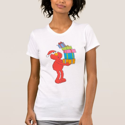 Sesamstraße | Vintage Elmo und Presents T-Shirt (Vorderseite)