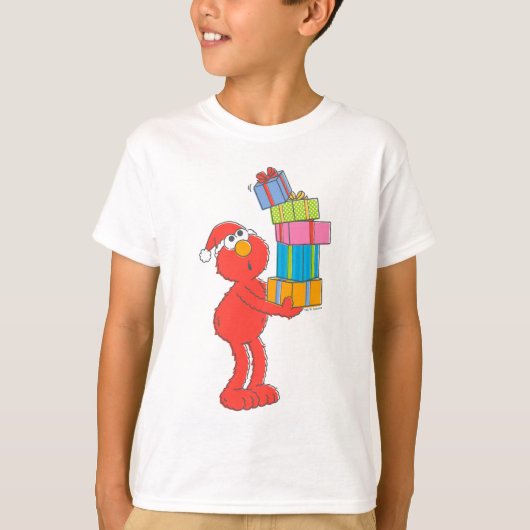 Sesamstraße | Vintage Elmo und Presents T-Shirt (Vorderseite)