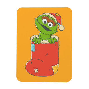 Sesamstraße Vintager Oscar im Strumpf Magnet