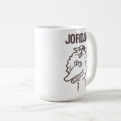 Sesamstraße | Vogel | Name hinzufügen Kaffeetasse (VorderseiteRechts)