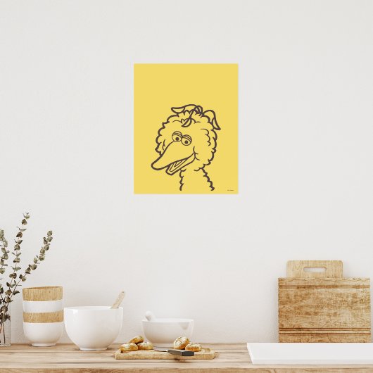 Sesamstraße | Vogel Poster (Küche)