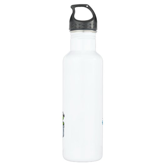 Sesamstraße | Vollfarbige Pals Edelstahlflasche (Rückseite)