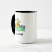 Sesamstraße | Vollfarbige Pals | Name hinzufügen Tasse (Vorderseite Links)