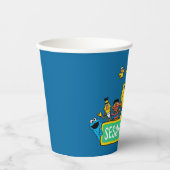 Sesamstraße | Vollfarbige Pals Pappbecher (Vorderseite)