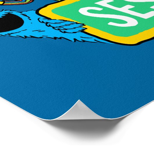 Sesamstraße | Vollfarbige Pals Poster (Ecke)