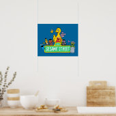 Sesamstraße | Vollfarbige Pals Poster (Küche)