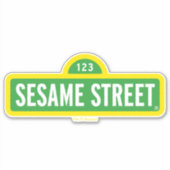 Sesamstraße | Vollfarbiges Logo Aufkleber (Vorderseite)