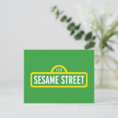 Sesamstraße | Vollfarbiges Logo Postkarte (Stehend Vorderseite)