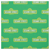 Sesamstraße | Vollfarbiges Logo Stoff (Muster)