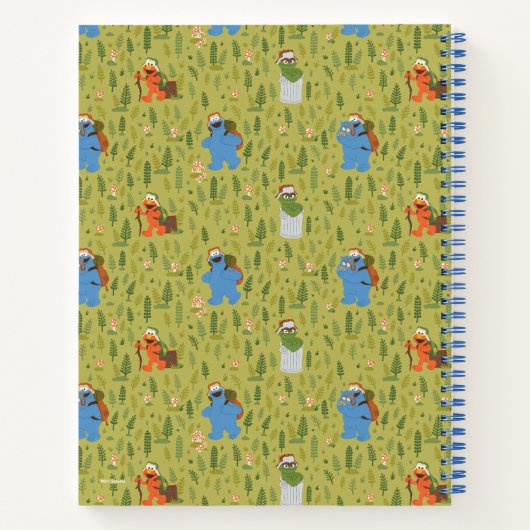 Sesamstraße | Waldland Friends Pattern Notizblock (Rückseite)