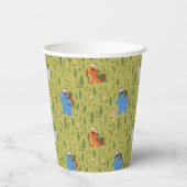 Sesamstraße | Waldland Friends Pattern Pappbecher (Rückseite)