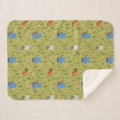 Sesamstraße | Waldland Friends Pattern Sherpadecke (Vorderseite (Horizontal))