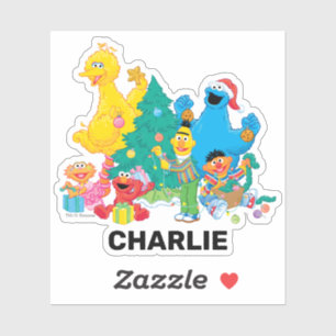 Sesamstraße Weihnachten Aufkleber