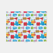 Sesamstraße Weihnachten präsentiert Muster Fleecedecke (Vorderseite (Horizontal))