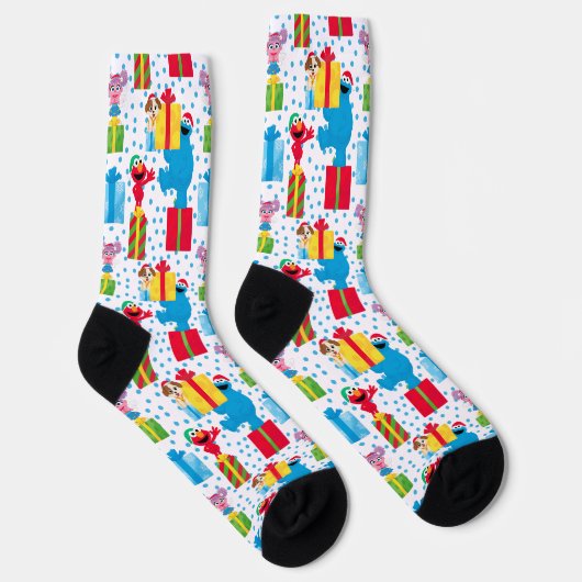 Sesamstraße Weihnachten präsentiert Muster Socken (Rechts)