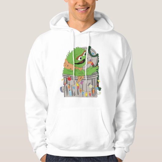 Sesamstraße | Weihnachts-Oscar der Grouch Hoodie (Vorderseite)