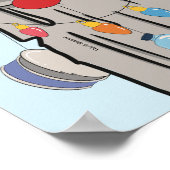 Sesamstraße | Weihnachts-Oscar der Grouch Poster (Ecke)