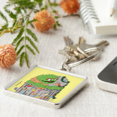 Sesamstraße | Weihnachts-Oscar der Grouch Schlüsselanhänger (Seite)