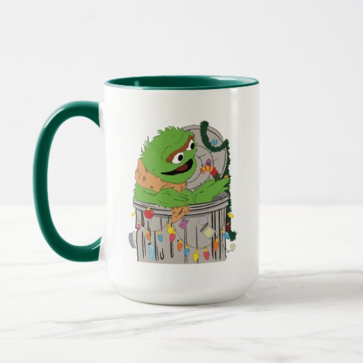Sesamstraße | Weihnachts-Oscar der Grouch Tasse (Links)
