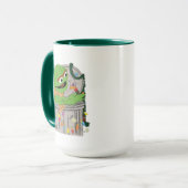 Sesamstraße | Weihnachts-Oscar der Grouch Tasse (Vorderseite Links)