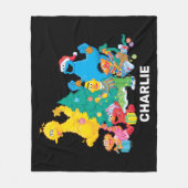 Sesamstraße | Weihnachtsfeiern Fleecedecke (Vorderseite)