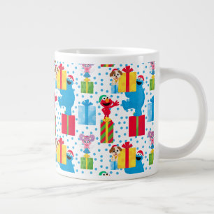 Sesamstraße Weihnachtsgeschenke Muster Jumbo-Tasse