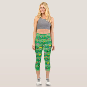 Sesamstraße Weihnachtsmuster Capri Leggings