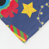 Sesamstraße Weihnachtsmuster Fleecedecke (Ecke)