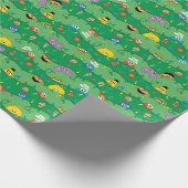 Sesamstraße Weihnachtsmuster Geschenkpapier (Ecke)