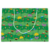 Sesamstraße Weihnachtsmuster Große Geschenktüte (Vorderseite)