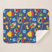 Sesamstraße Weihnachtsmuster Sherpadecke (Vorderseite (Horizontal))
