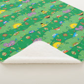 Sesamstraße Weihnachtsmuster Sherpadecke (3/4)