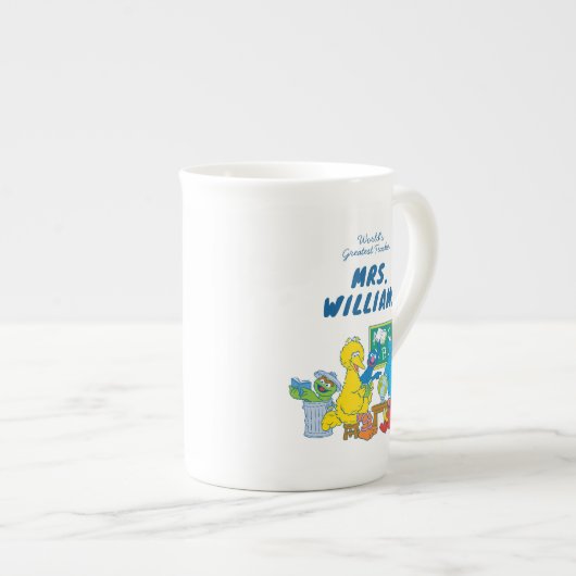 Sesamstraße | Weltgrößter Lehrer Porzellantasse (Vorderseite Rechts)