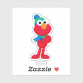 Sesamstraße | Winter Elmo Aufkleber (Blatt)