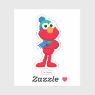 Sesamstraße Winter Elmo Aufkleber