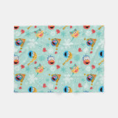 Sesamstraße Winter Pattern Fleecedecke (Vorderseite (Horizontal))