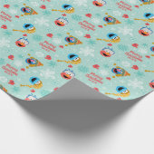 Sesamstraße Winter Pattern Geschenkpapier (Ecke)