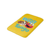 Sesamstraße | Woof Woof It's Tango & Elmo Badematte (Schrägansicht)