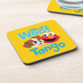 Sesamstraße | Woof Woof It's Tango & Elmo Getränkeuntersetzer (Linke Seite)