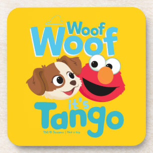 Sesamstraße   Woof Woof It's Tango & Elmo Getränkeuntersetzer