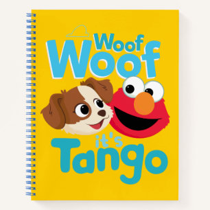 Sesamstraße Woof Woof It's Tango & Elmo Notizblock