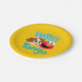 Sesamstraße | Woof Woof It's Tango & Elmo Pappteller (Schrägansicht)