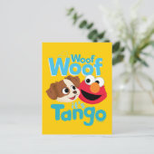 Sesamstraße | Woof Woof It's Tango & Elmo Postkarte (Stehend Vorderseite)