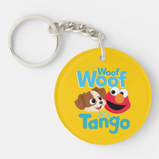 Sesamstraße | Woof Woof It's Tango & Elmo Schlüsselanhänger (Vorderseite)