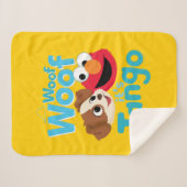 Sesamstraße | Woof Woof It's Tango & Elmo Sherpadecke (Vorderseite (Horizontal))