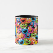 Sesamstraße-Zeichen gegenüber Monogramm Tasse (Zentrum)