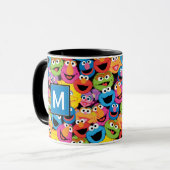 Sesamstraße-Zeichen gegenüber Monogramm Tasse (Vorderseite Links)