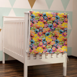 Sesamstraße-Zeichen gegenüber Muster Fleecedecke