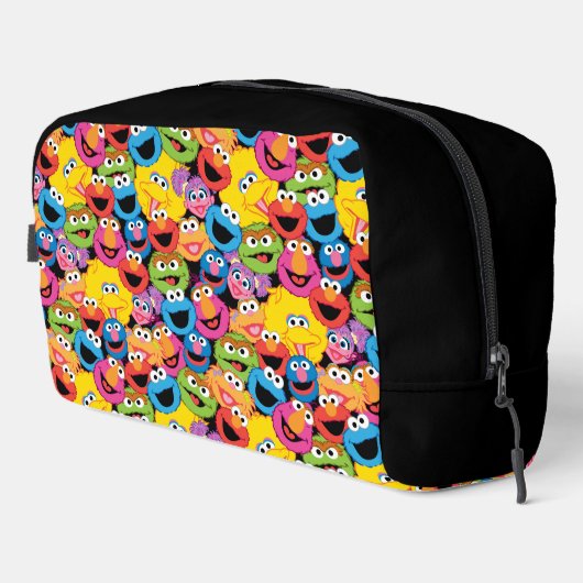 Sesamstraße-Zeichen gegenüber Muster Waschbeutel (Rechte Ecke)